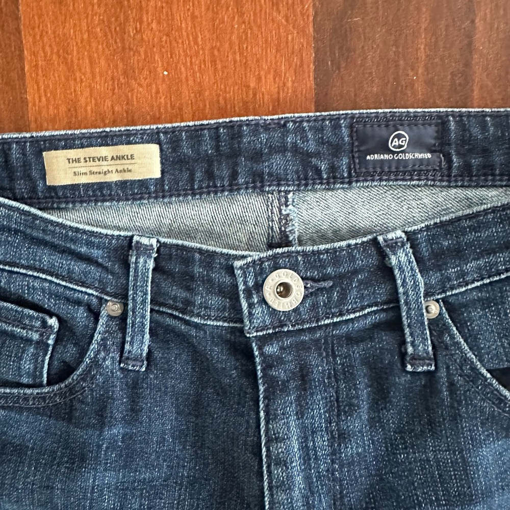 Ag Adriano Goldschmied “The Stevie Ankle” Slim Straight Ankle Jeans. Size 29 - Picture 2 of 4